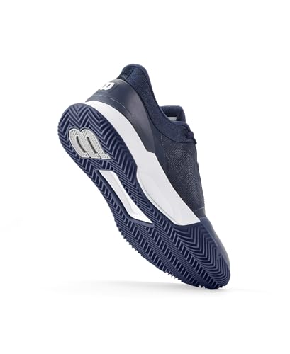 WILSON Intrigue Tour Women's Clay Tennis Shoes Sneaker, Navy Blazer/White, 10.5