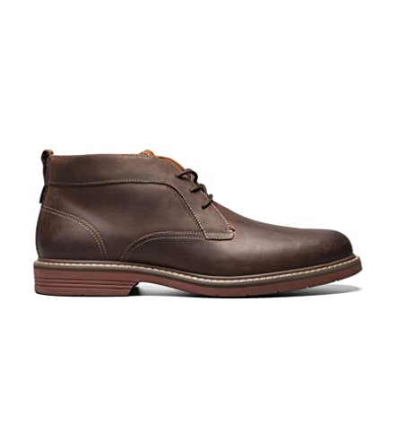 Florsheim Men's Neufeld Chukka Boot, Brown Crazy Horse, 10.5 Medium