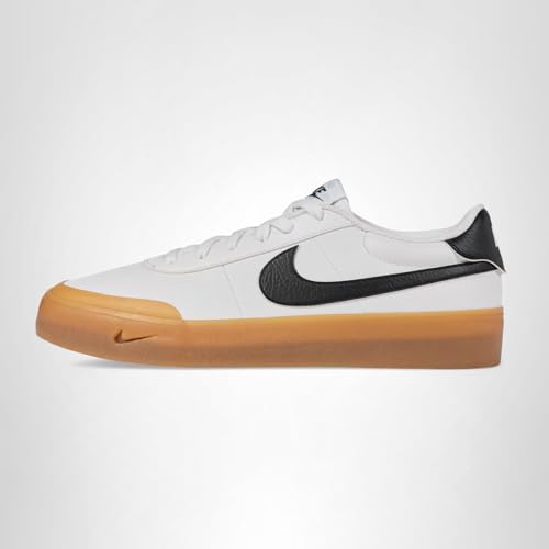 Nike Men's Court Shot Shoes, White/Black-Gum Light Brown, 13