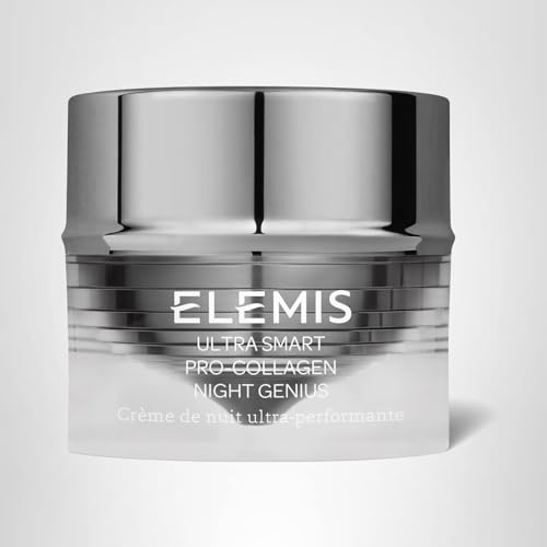 ELEMIS ULTRA SMART Pro-Collagen Night Genius, Powerful Anti-Wrinkle Recovery Cream, Replenish, Rejuvenate & Firm Skin Overnight, Skin Moisturizer