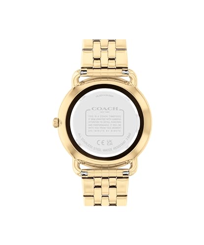 Coach Elliot Women's Watch | Elegant and Sophisticated Stles Combined | Premium Quality Timepiece for Everyday Wear | Water Resistant | (Model 14504291)