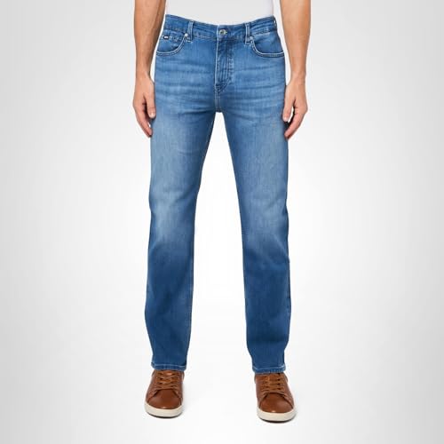 BOSS, H-Delaware Slim Fit Denim Jeans, Medium Blue, 32 32
