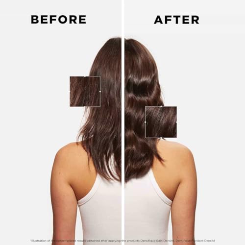 KÉRASTASE Densifique Densité Shampoo, Thickening & Strengthening Shampoo, Removes Build-Up & Adds Shine with Hyaluronic Acid for Fine, Thin & Thinning Hair, 8.5 Fl Oz