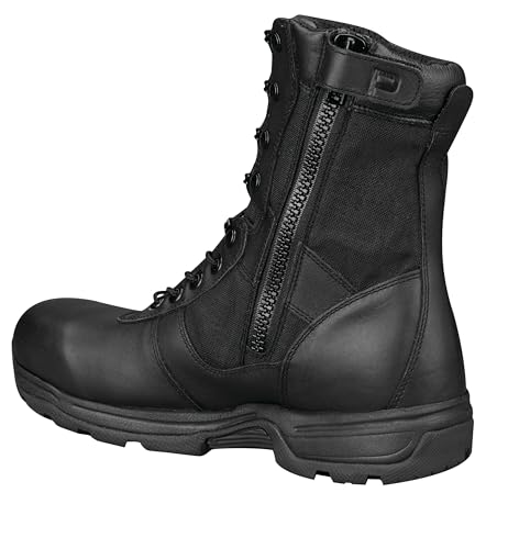 Propper Men's Series 100 8" Side Zip Boot Military and Tactical, Black, 8