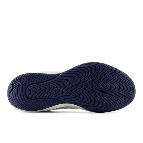 New Balance Men's FuelCell 796 V4 Tennis Shoe, White/Nb Navy/Cyber Jade, 7.5 XW