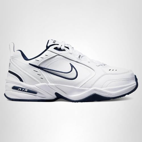 NIKE AIR MONARCH IV (MENS) - 6.5 White/Metallic Silver