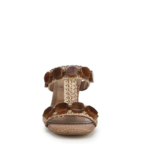 Sam Edelman Women's Dante Stone Heeled Sandal, Tawny Tan Multi, 6 Medium