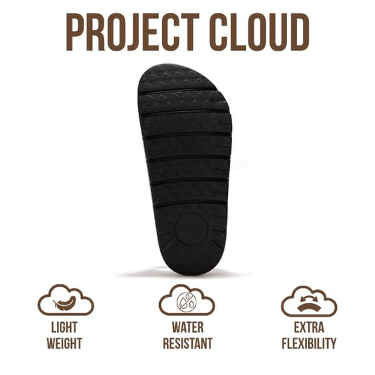 Project Cloud 100% Genuine Leather Platform Clogs for Women Footwear - Memory Foam Arch Support Cork Footbed Casual Shoes & Mules for Women 2026 (BentonChunky, CACAOSUEDE,6)