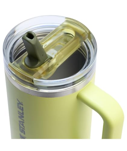 Stanley Quencher ProTour Flip Straw Tumbler with Leakproof Lid 40 oz | Built-In Straw and Handle | Cup Holder Compatible for Travel | Insulated Stainless Steel Cup | BPA-Free | Prickly Pear