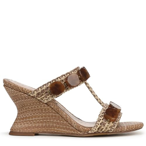 Sam Edelman Women's Dante Stone Heeled Sandal, Tawny Tan Multi, 6 Medium