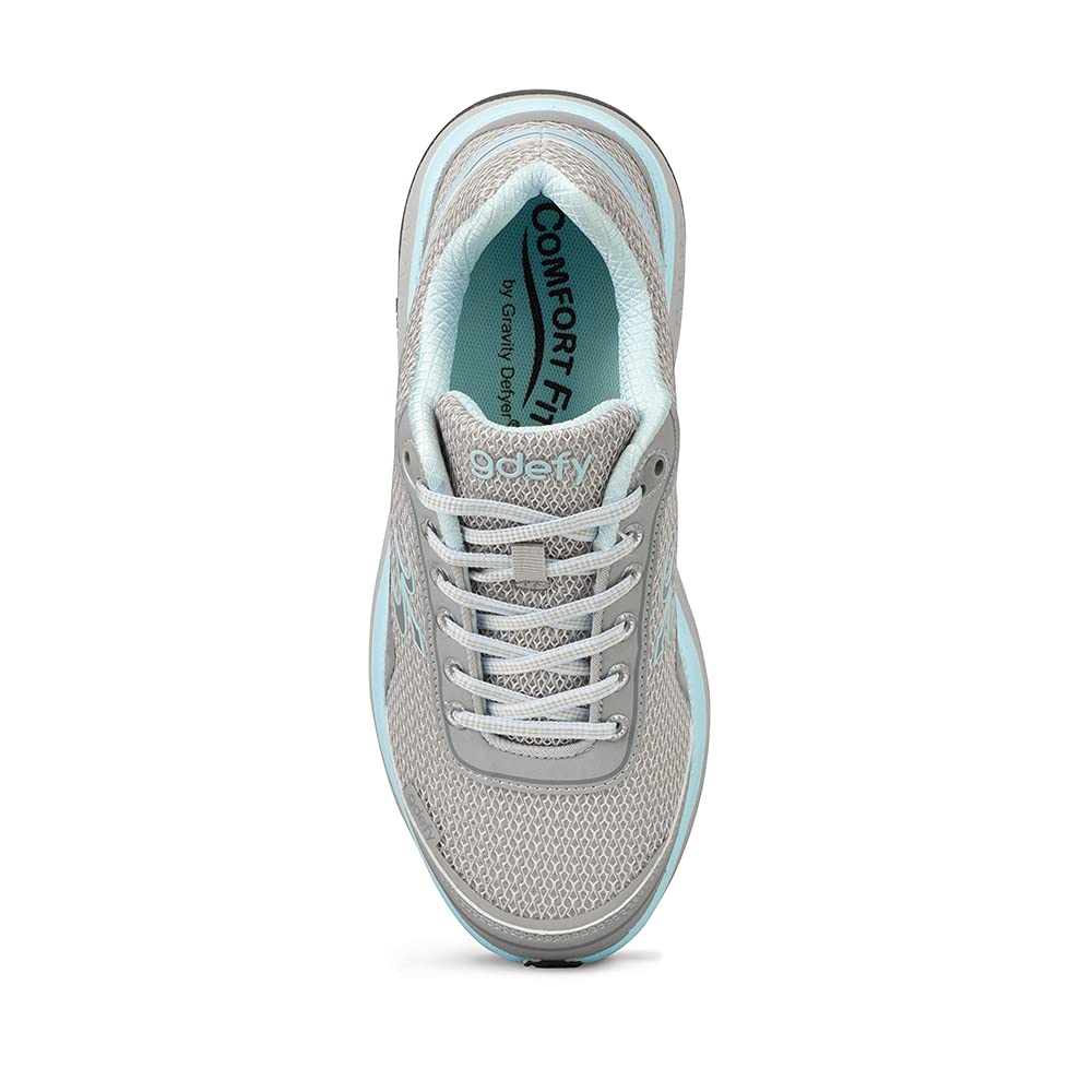 G-DEFY Mighty Walk Women’s Orthopedic Walking Shoe | VersoShock Technology for Pain Associated with Running | Prolonged Standing | Arch Support | Diabetic shoes | Wide Shoes | Free Custom Orthotic