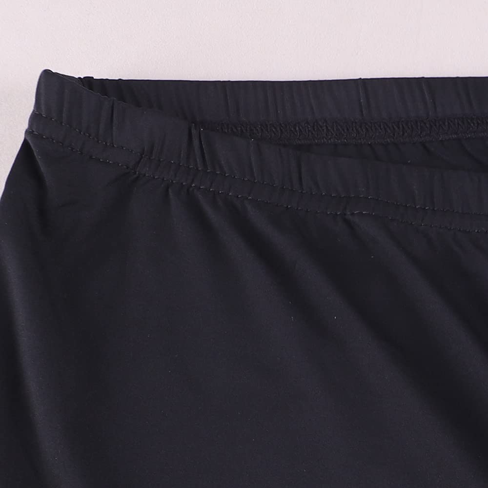 Mens Boxer Briefs with Large Split Sides No Inner Lining Black Color Size M
