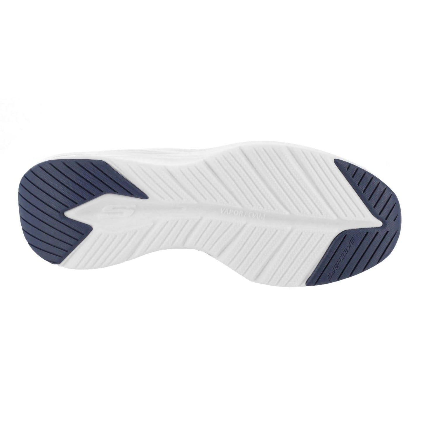 Skechers Men's Contour Foam Cozy Fit Hands Free Slip-in Sneaker,White/Navy,11.5