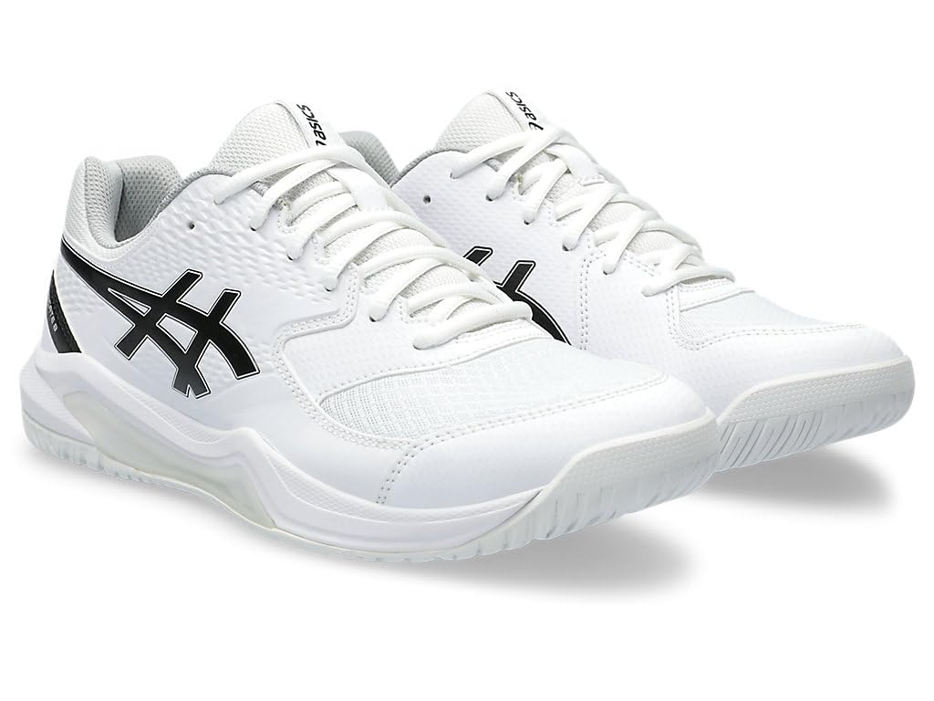 ASICS Men's Gel-Dedicate 8 Tennis Shoes, 7.5, White/Black