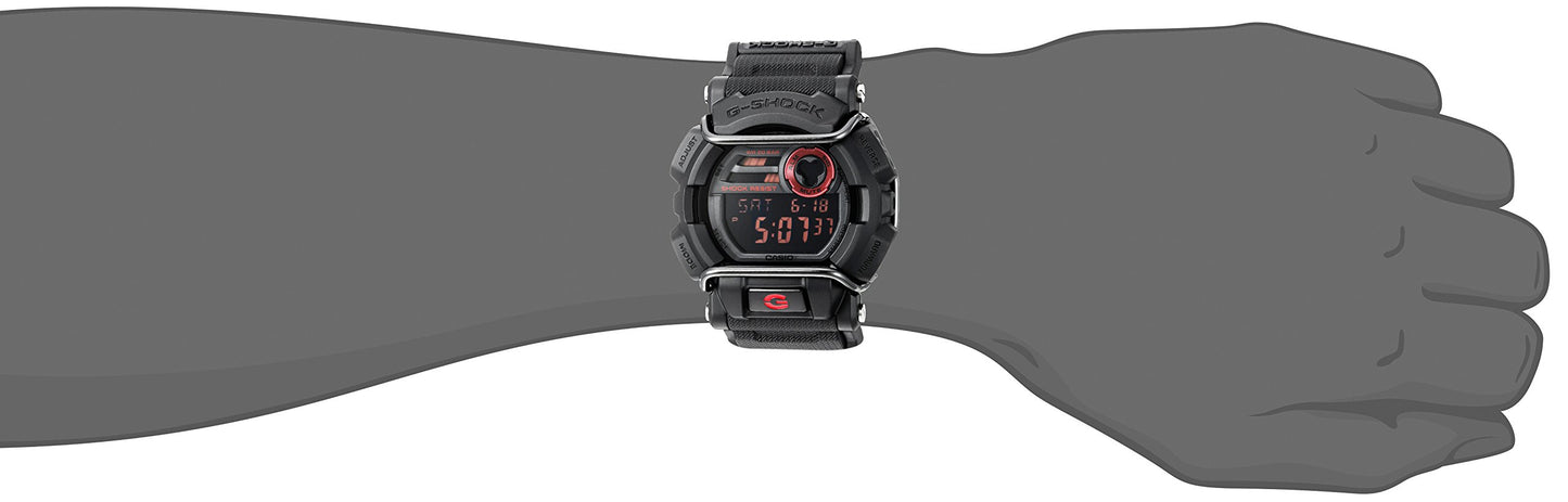 Casio Men's G-Shock GD400-1CR Black Resin Sport Watch