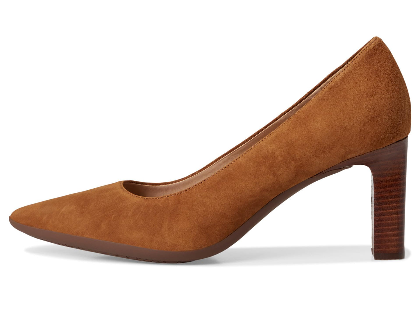 Cole Haan Women's Grand Ambition 2.0 Angelica Pumps, Tobacco Suede/Brown Stack, 8-B US