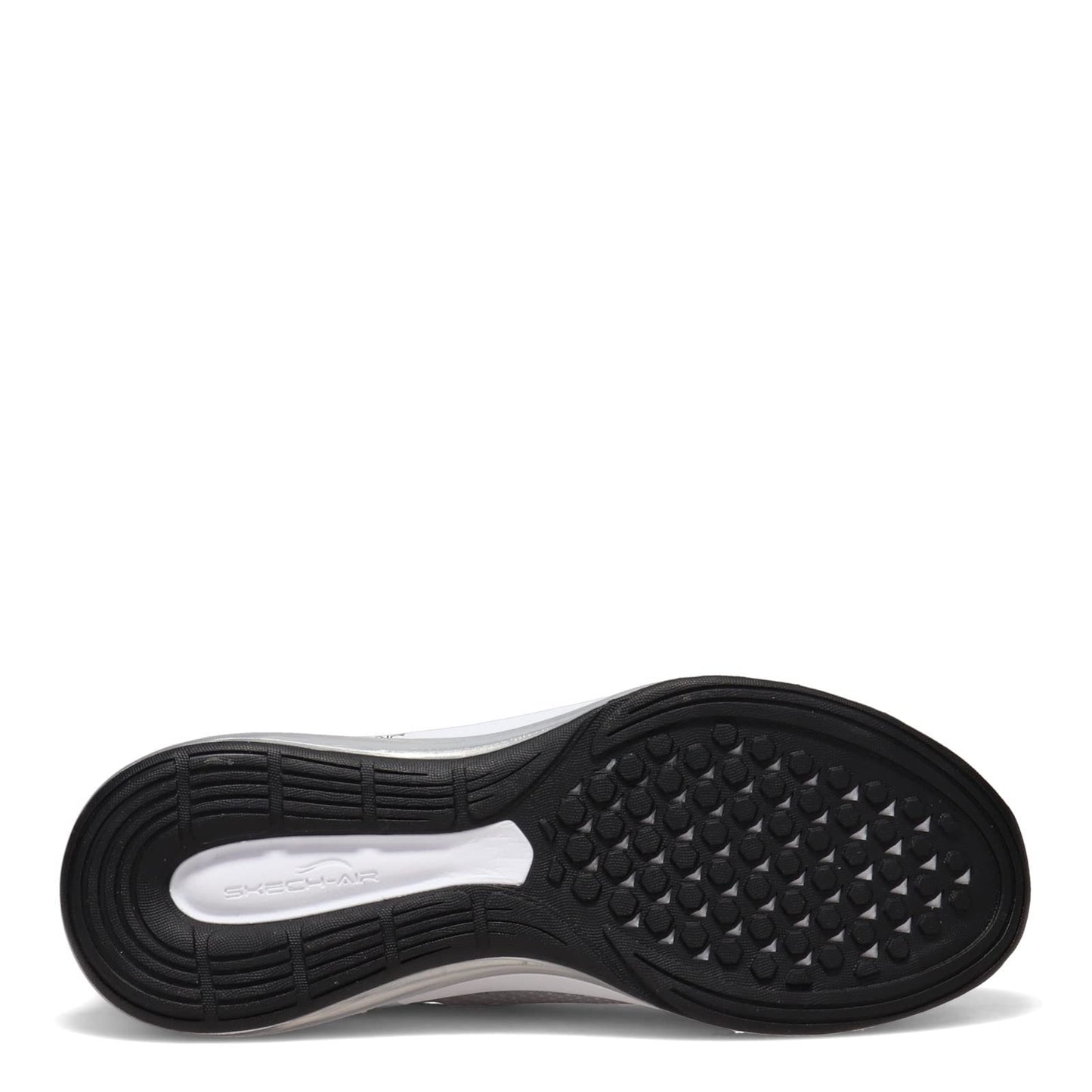 Skechers womens Skech-air Element 2.0 Sneaker, Black/White, 9.5 Wide US