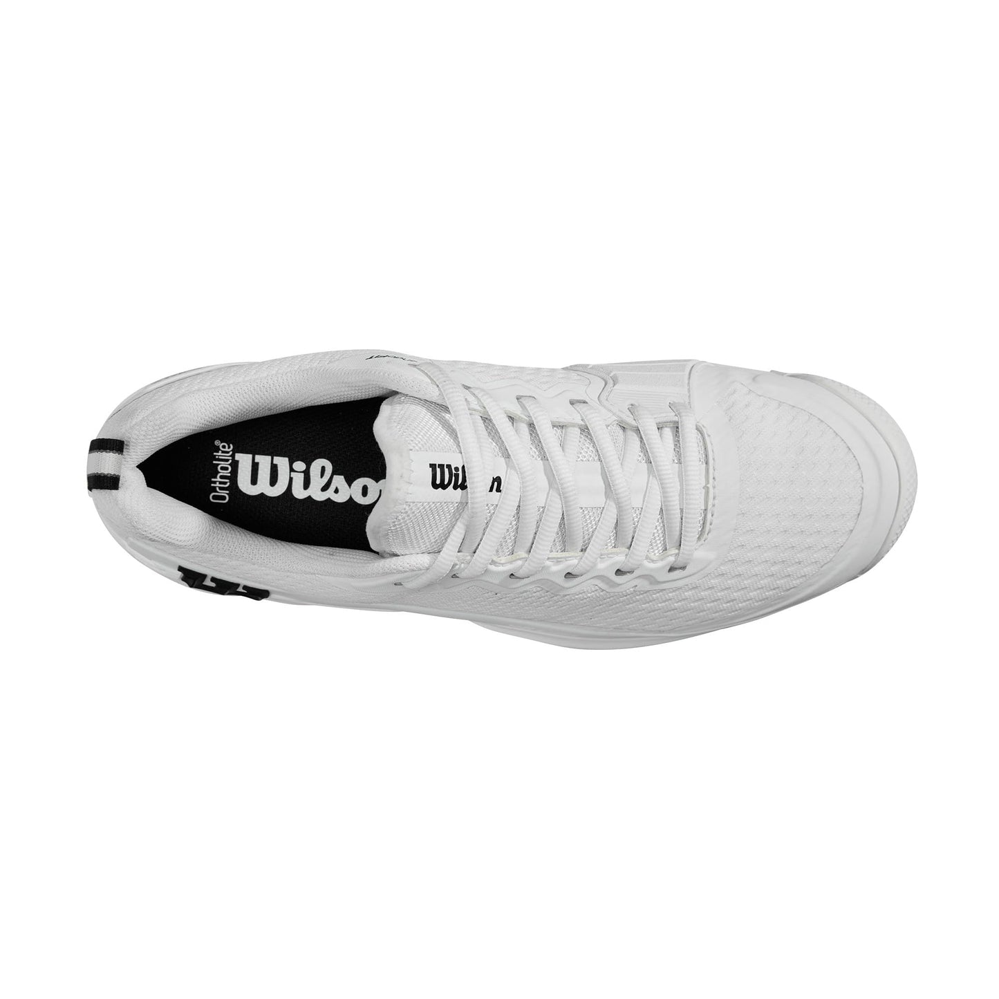 Wilson Rush Pro 4.5 Men's Wide Tennis Shoe, White/Black, Size 7