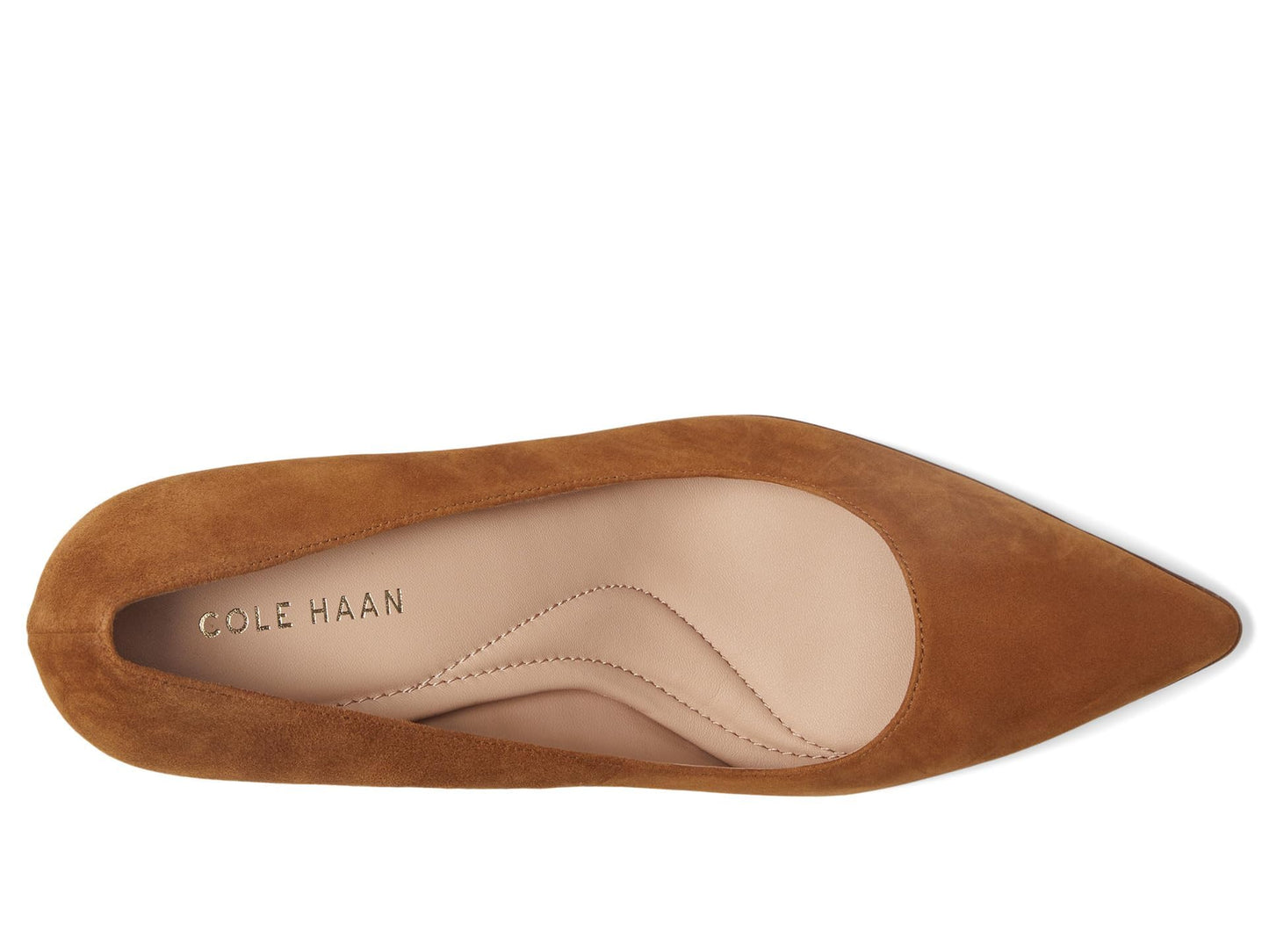 Cole Haan Women's Grand Ambition 2.0 Angelica Pumps, Tobacco Suede/Brown Stack, 8-B US
