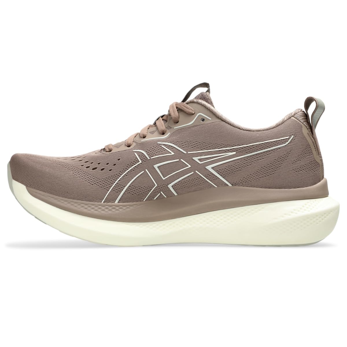 ASICS Men's GLIDERIDE MAX Running Shoes, 14, Taupe Grey/Birch