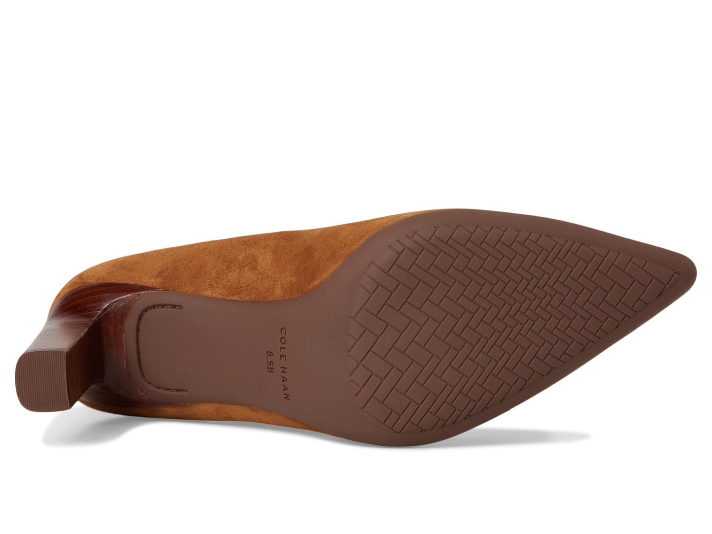 Cole Haan Women's Grand Ambition 2.0 Angelica Pumps, Tobacco Suede/Brown Stack, 8-B US