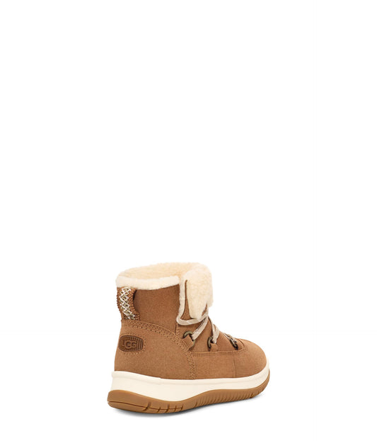 UGG Women's Lakesider Heritage Lace Boot, Chestnut, 5