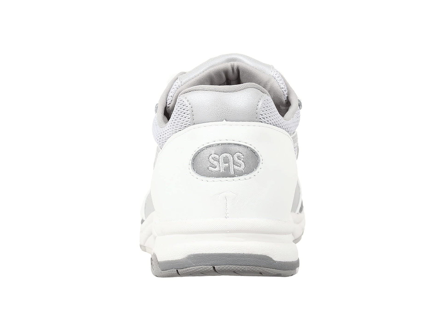SAS Tour Mesh Shoes for Women – Suede & Mesh Uppers – Cushioned Tongue – Removable Footbed – Rubber Outsole Silver 6 WWW - Triple Wide (E-EE)