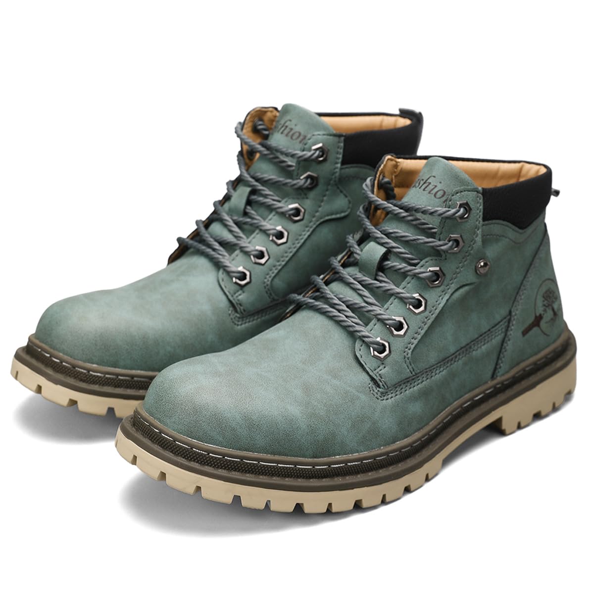 Shaire Men's Leather Chukka Boots | Lace-Up Ankle Boots for Men | Casual Comfort Boots