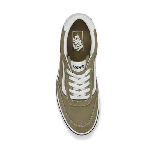 Vans Men's Brooklyn LS Shoe | Low-Top Sneakers for Everyday Wear, Walking, Work & Fashion, Suede Bay Leaf, 10.5