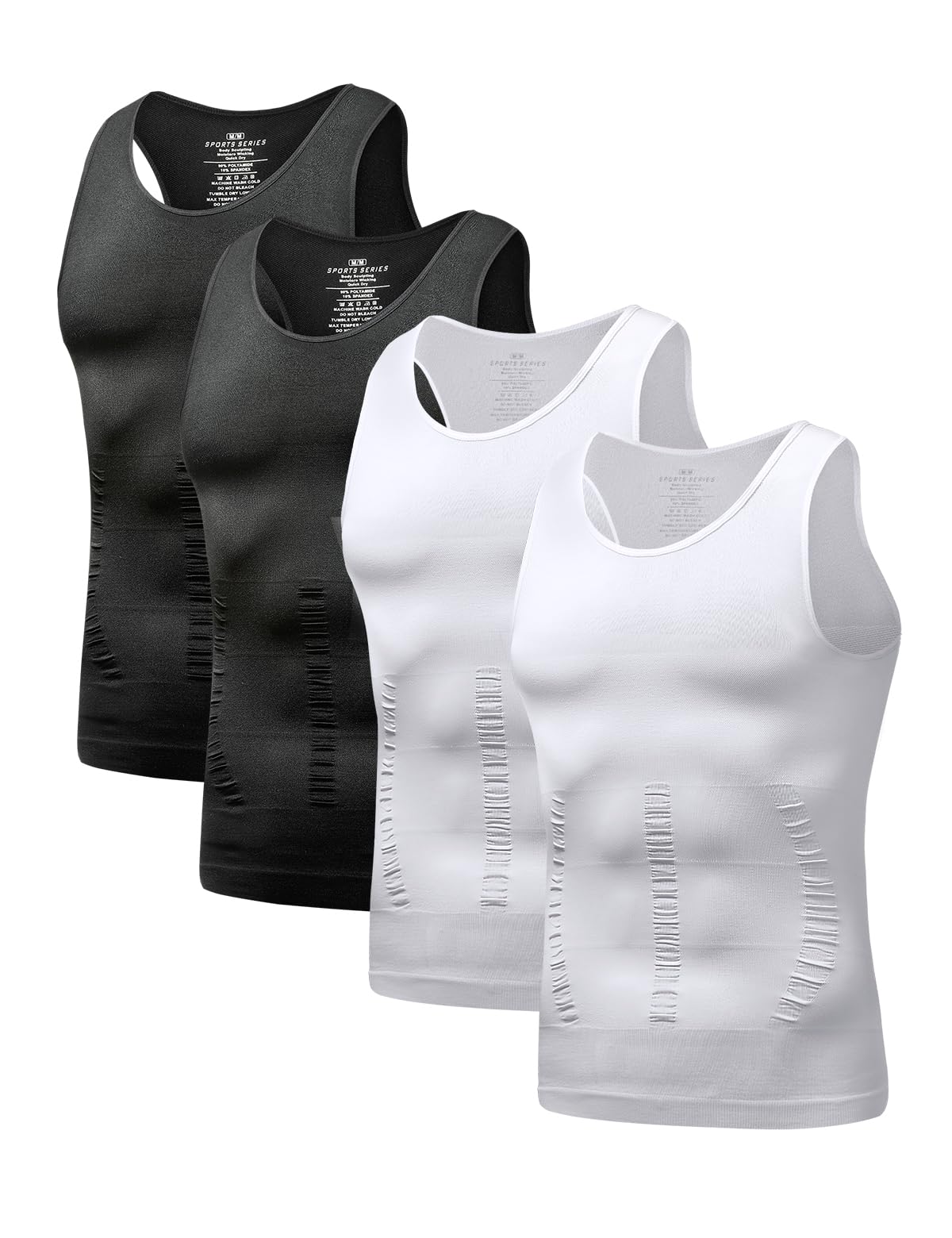 Arjen Kroos Compression Shirt Men Tank Tops Men Undershirts Activewear Muscle Slimming Shapewear 4 Pack 4th-Level Compression