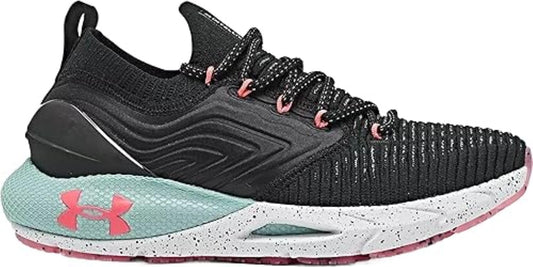 Under Armour Women's HOVR Phantom 2 INKNT PS Running Shoe (Black/Blue 001, US Footwear Size System, Adult, Women, Numeric, Medium, 6.5)