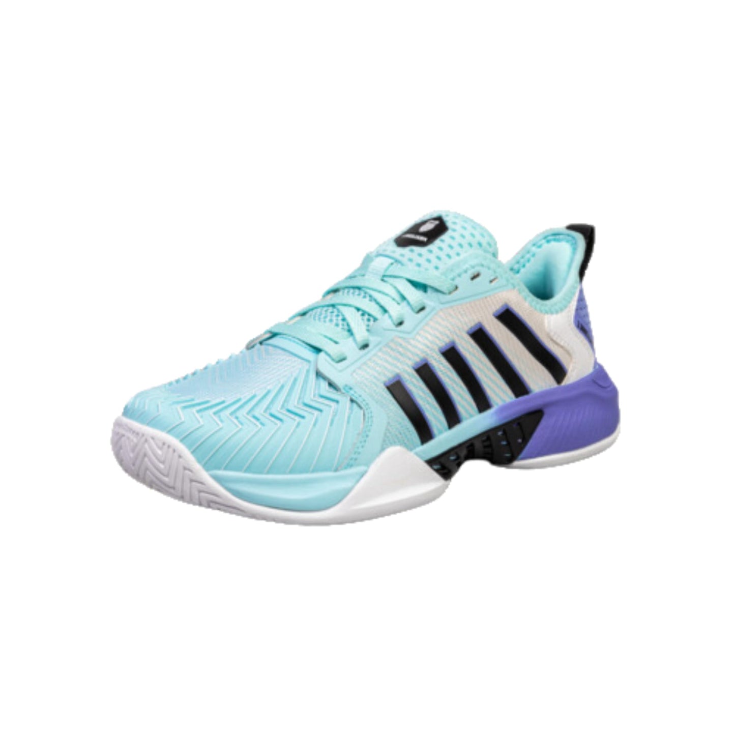 K-Swiss Women's Pickleball Supreme Shoe, Tanager Turquiose/Persian Jewel/Black, 8 M