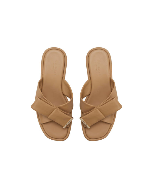 Ted Baker Women's Spencer Flat Sandal, Beige, 7