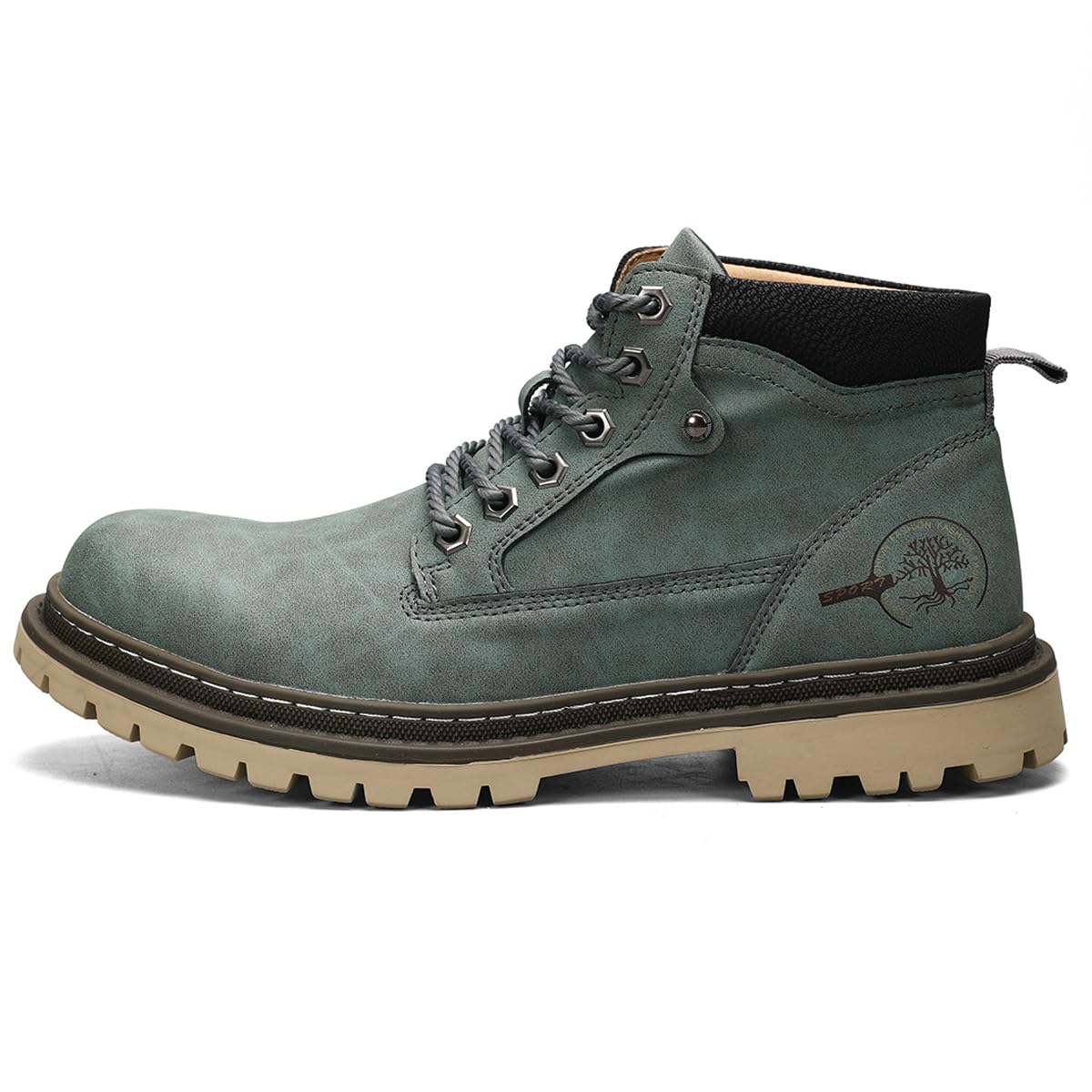 Shaire Men's Leather Chukka Boots | Lace-Up Ankle Boots for Men | Casual Comfort Boots