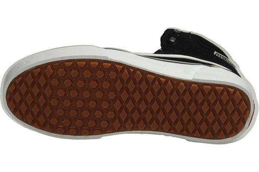 Vans Women's Ashwood Hi Vansguard Shoe | Water-Resistant High Top Sneakers for Everyday Wear, Suede Black/White, 7.5