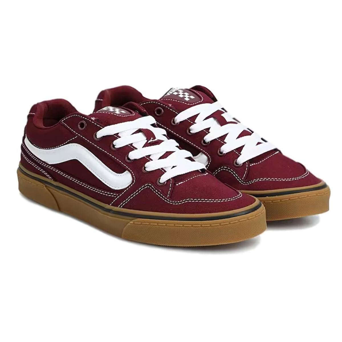 Vans Women's Caldrone Shoe | Chunky Low-Top Fashion Sneakers with Retro-Inspired Style, Suede/Mesh Port Royale, 8