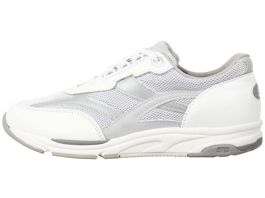 SAS Tour Mesh Shoes for Women – Suede & Mesh Uppers – Cushioned Tongue – Removable Footbed – Rubber Outsole Silver 6 WWW - Triple Wide (E-EE)