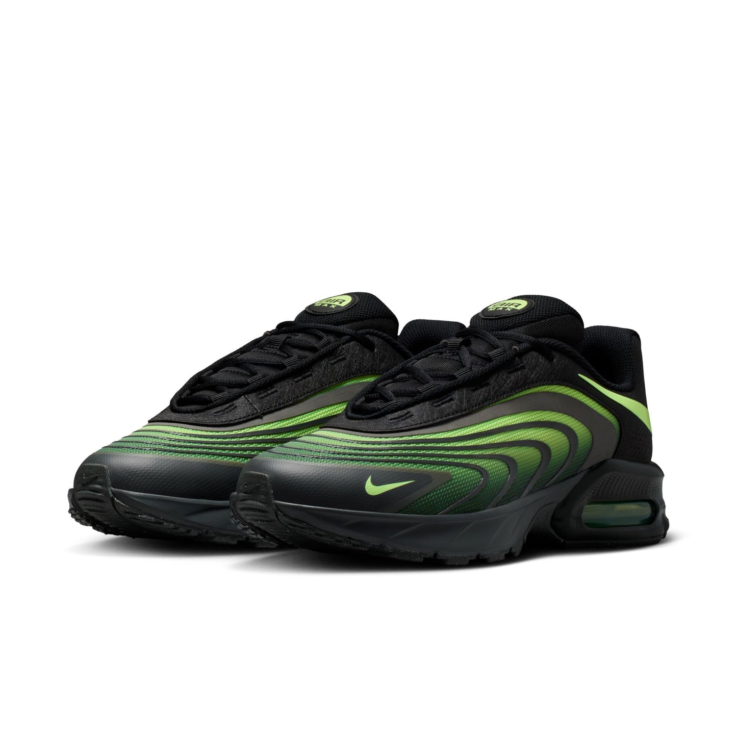 Nike Men's Air Max Fire Shoes, Black/Liquid Lime-Iron Grey, 15