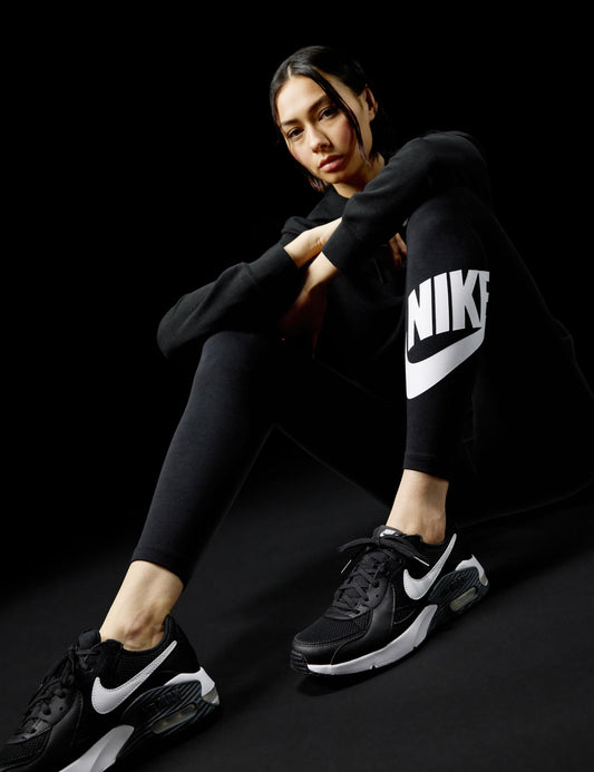 Nike Women's Air Max Excee Shoes, Black/White-Dark Grey, 8