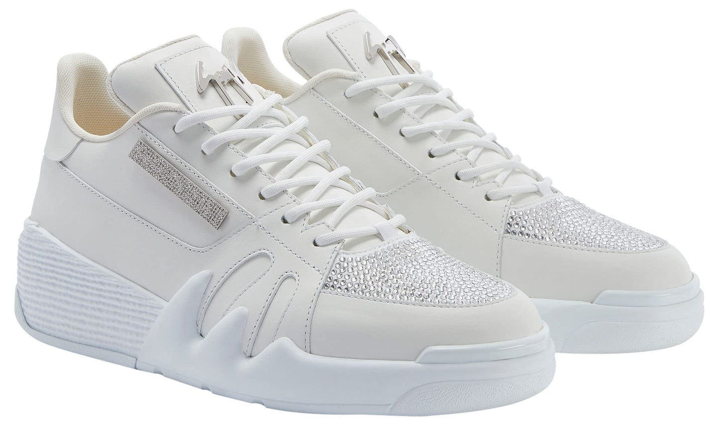 Giuseppe Zanotti,Talon Low-Top Sneakers Leather, 12, White