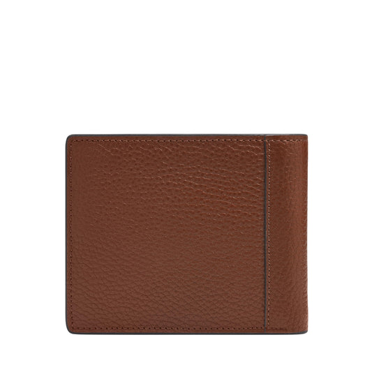 Fossil Men's Bifold Passcase Wallet, Huntington Brown, One Size