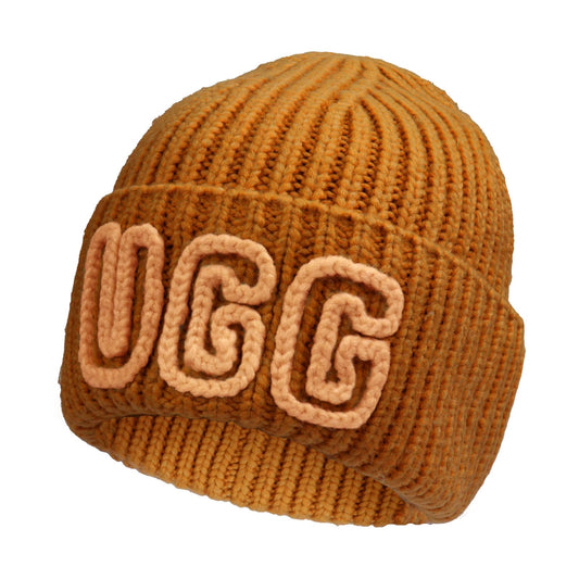 UGG, Womens, Chunky Crafted Rib Beanie, Deco, One Size