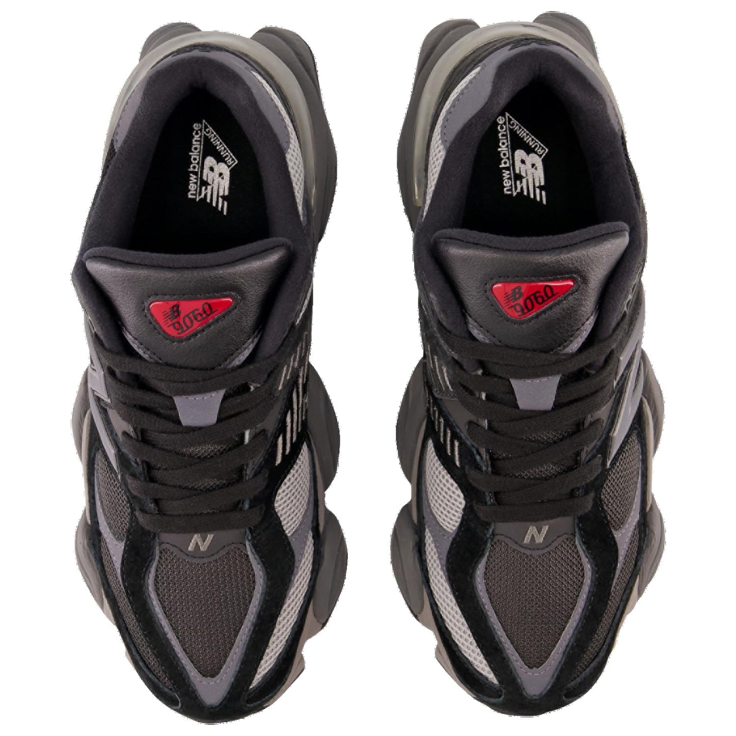 New Balance 9060 Unisex Shoes Size 10.5, Color: Black/Grey-Black