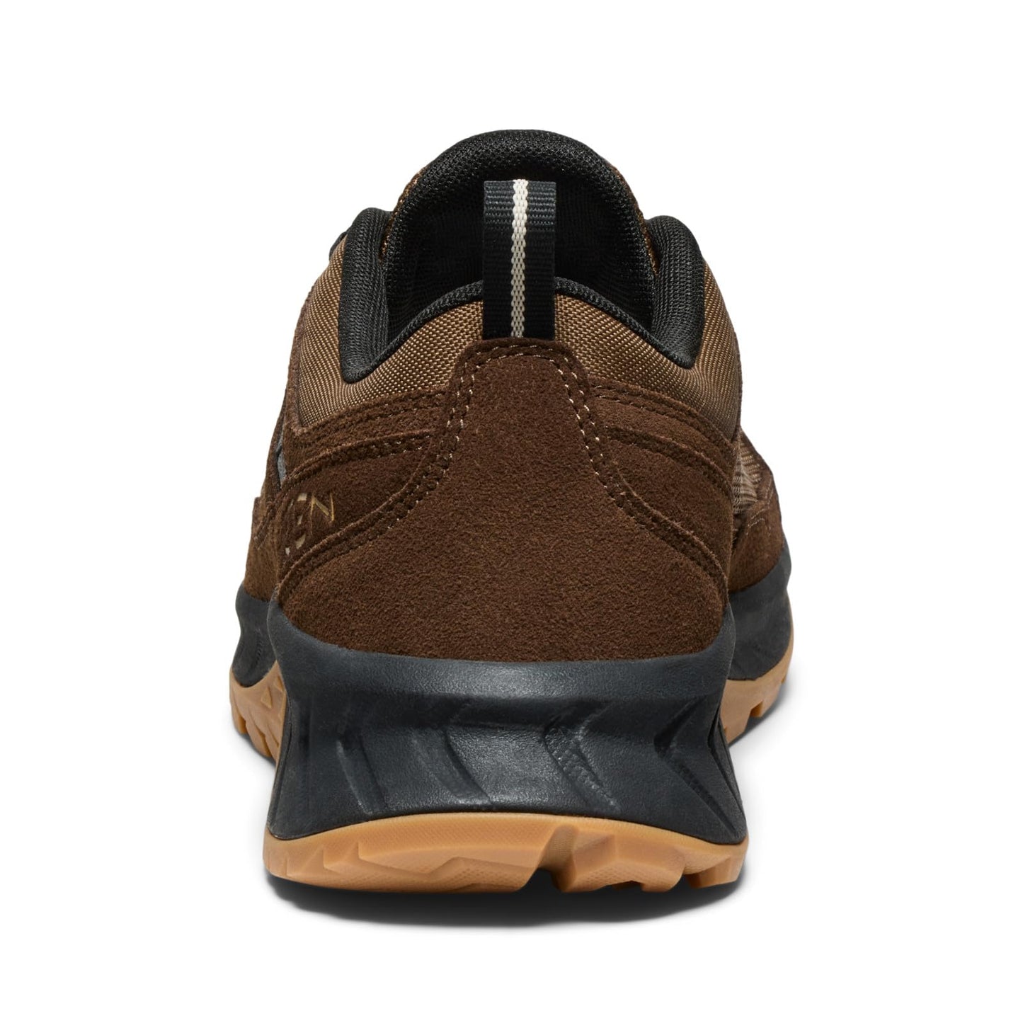 KEEN Men's Hightrail Vent Low Height Durable Lightweight Breathable Leather Hiking Shoes, Dark Earth/Oak Buff, 8