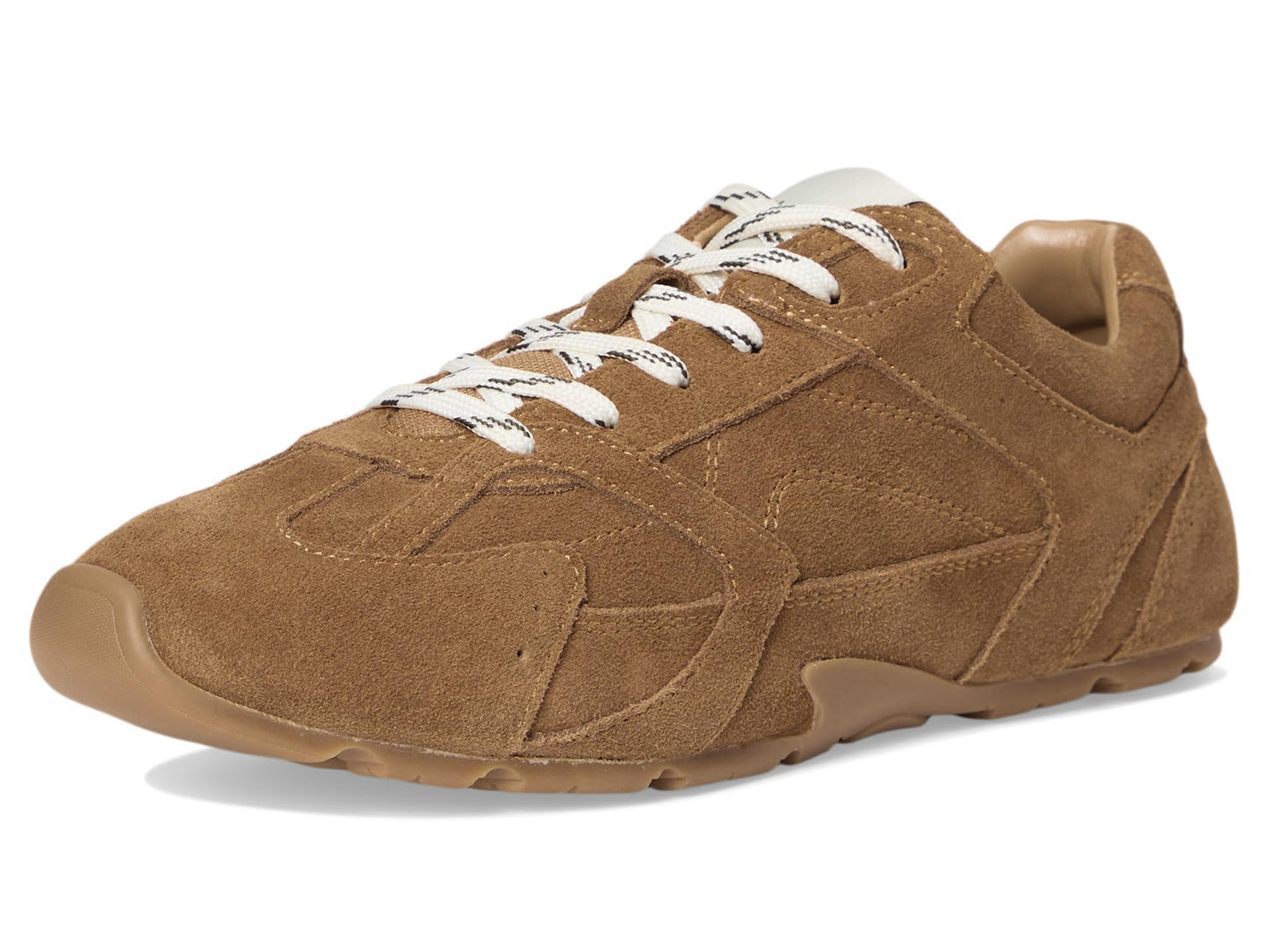Steve Madden Women's Aziel Sneaker, Camel Suede, 7.5
