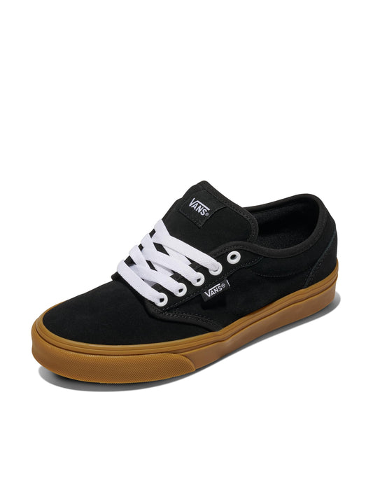 Vans Women's Atwood Shoe | Low-Top Fashion Sneakers for Work, Walking & Casual Everyday Wear, Suede Gum Black, 8