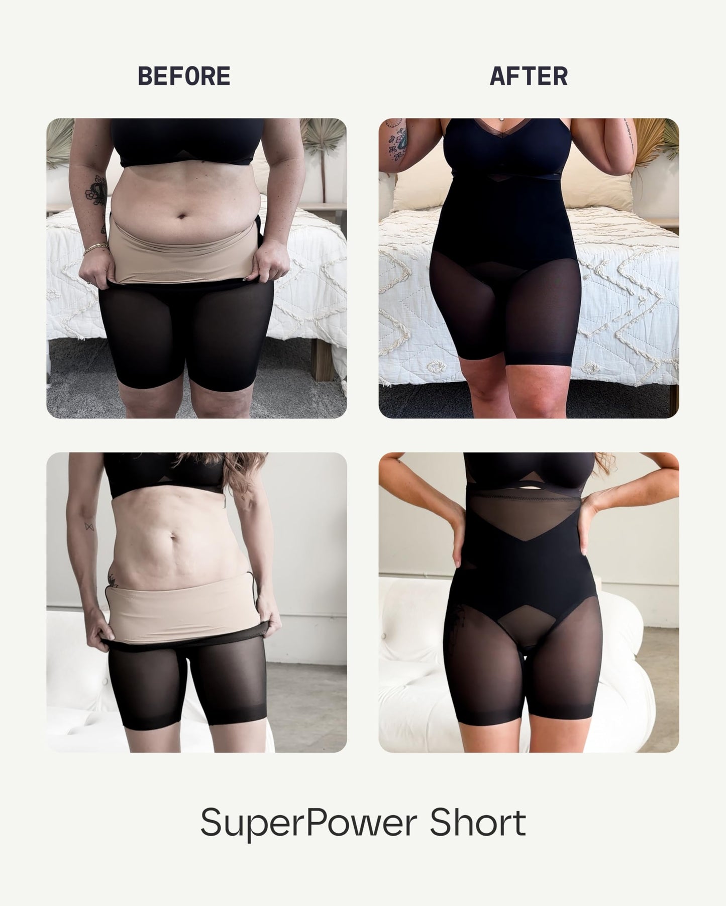 HONEYLOVE SuperPower Short - High Compression Shapewear for Women - Runway - M