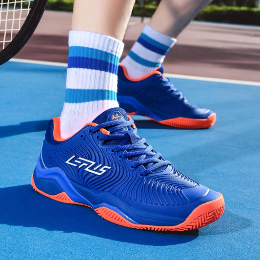 RBEUT Men's Pickleball Shoes - Tennis & Racquetball Anti-Slip Court Sneakers - Cushioned, Breathable for Men and Women Sapphire Blue
