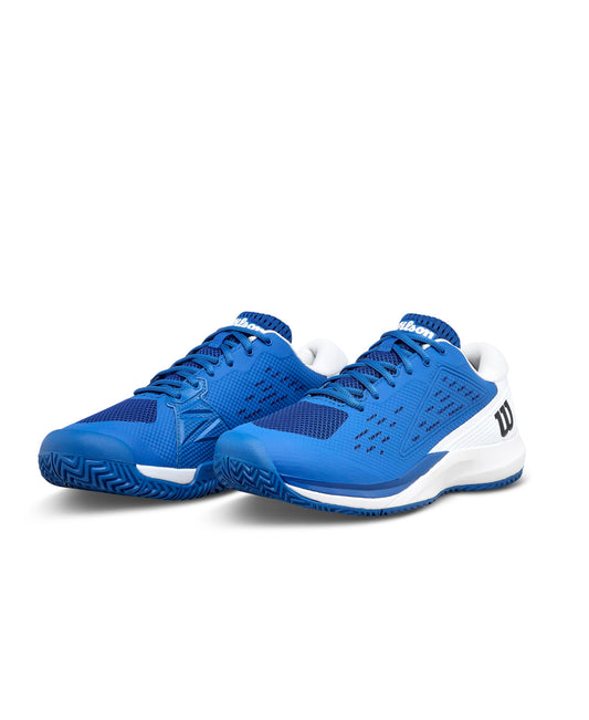 WILSON Men's Sneaker, Deja Vu Blue/White/Black, 12.5