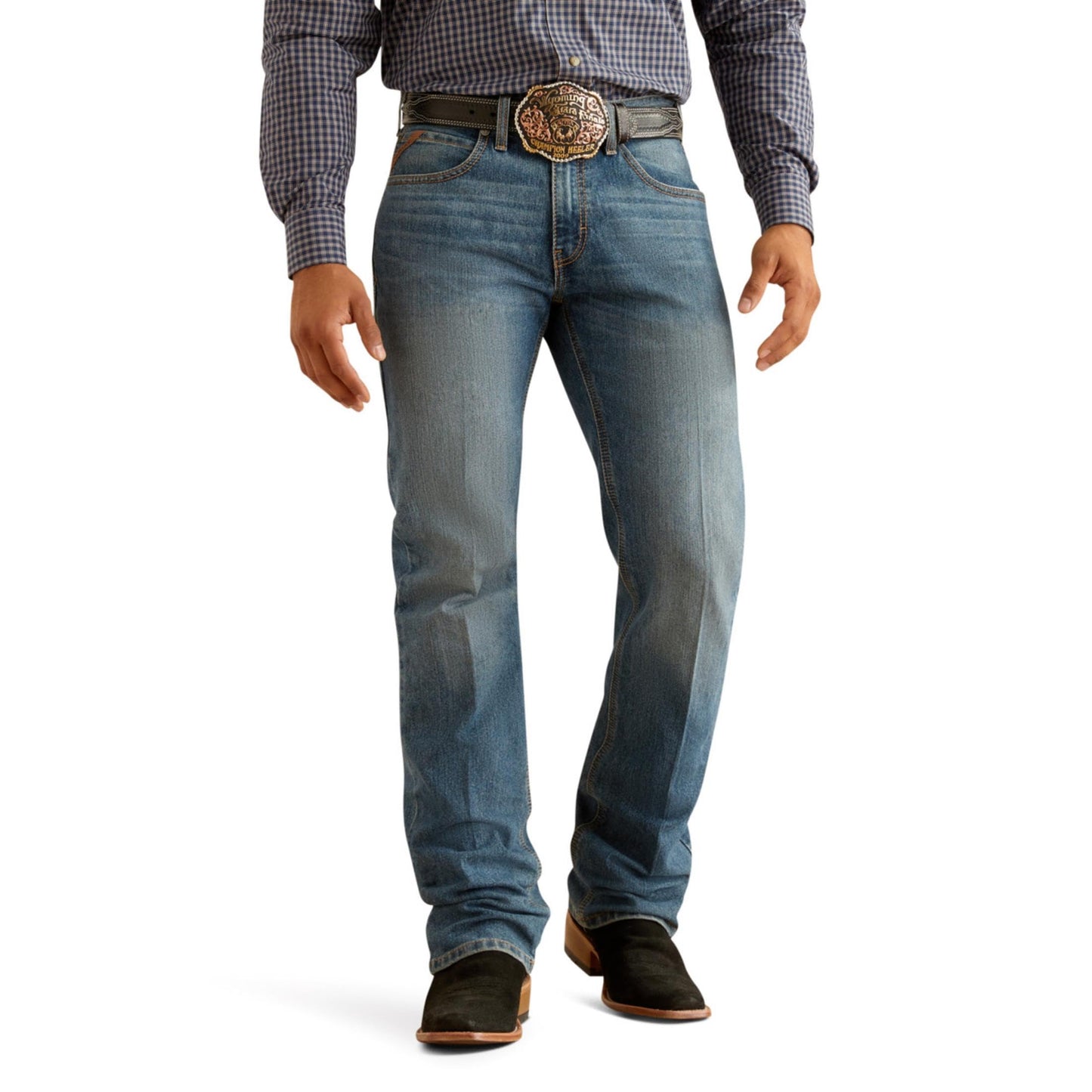 ARIAT Men's M5 Straight Stretch Pro Series Ray Straight, Hamilton, 34W x 34L